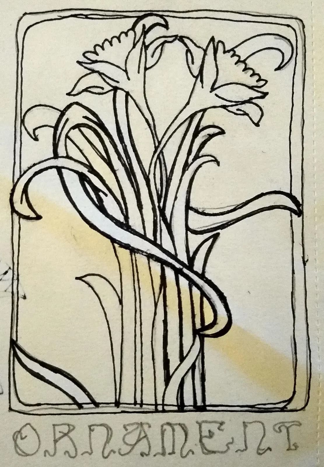 Ornament — Boceto 1