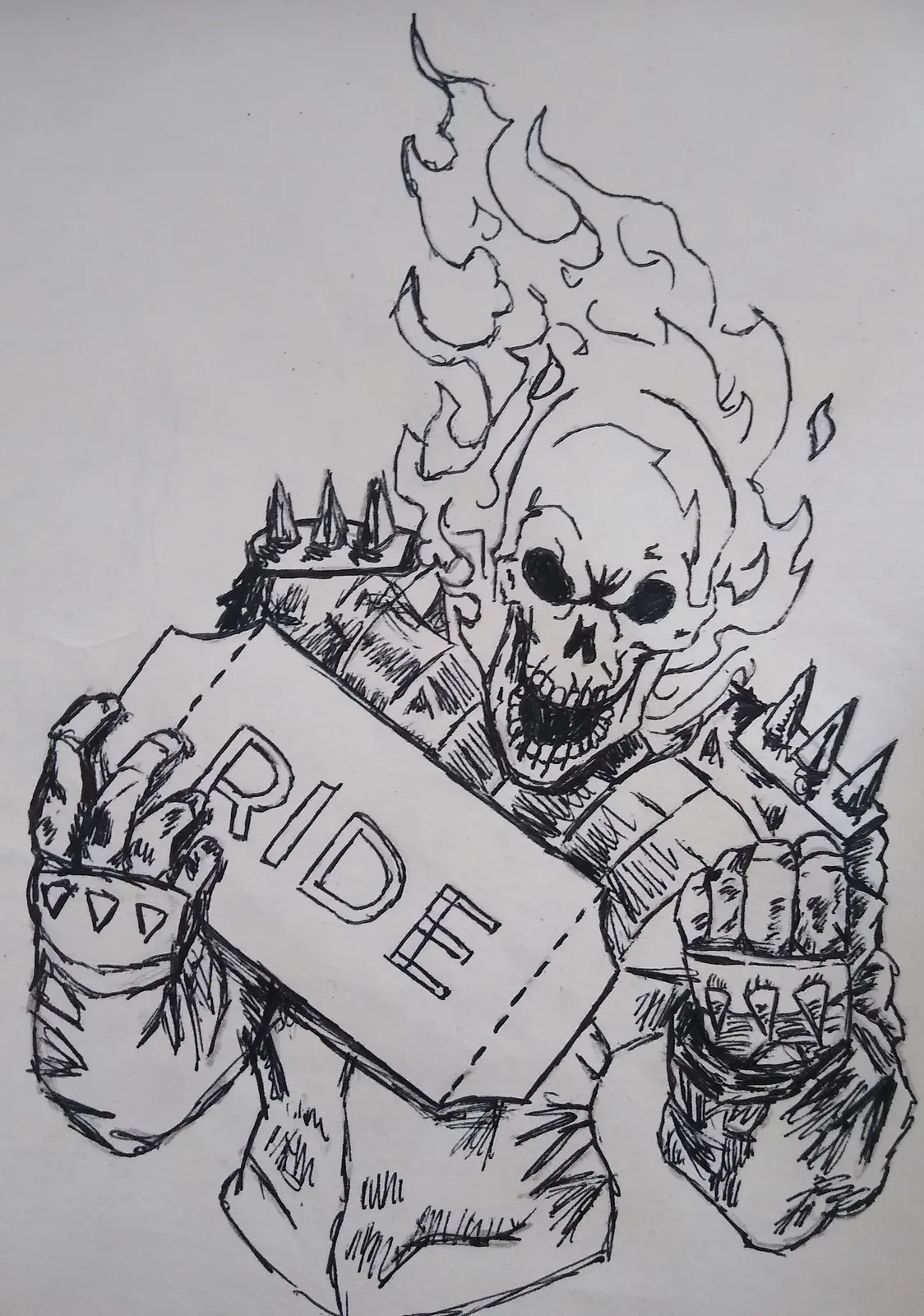 Ride — Boceto 1